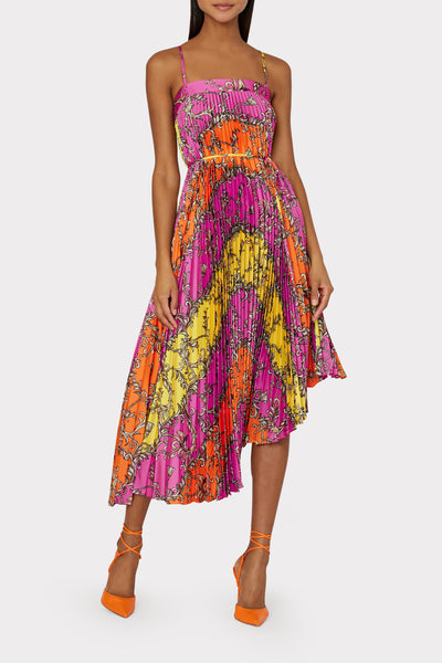 Irene Milly Chain Pleated Dress