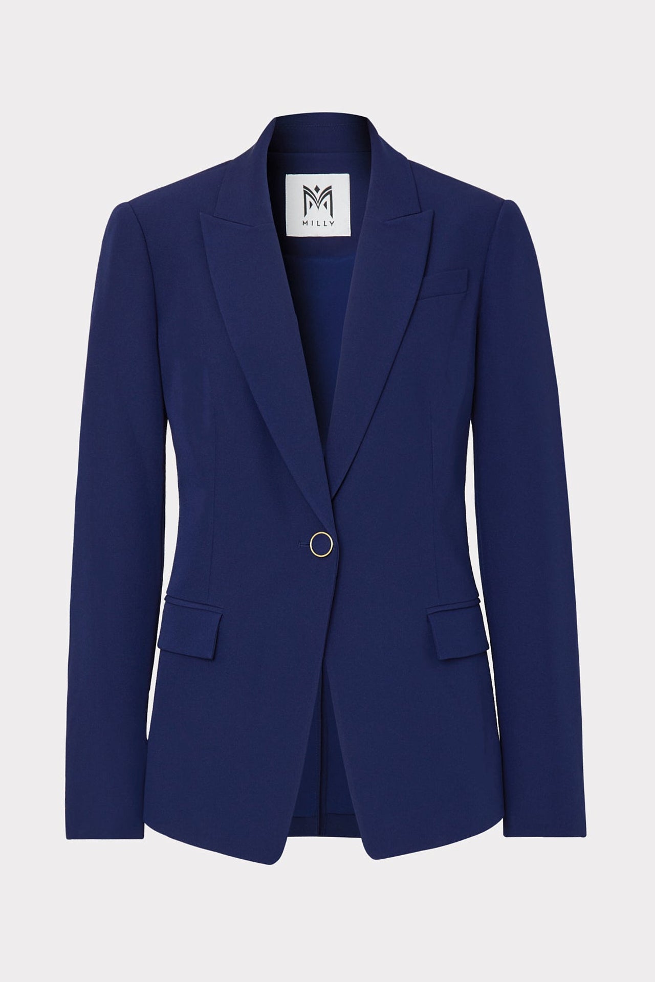 navy blue dress jacket womens Milly Women's Avery Cady Blazer - - Size 2 Cute White Mini Dress Each jacket also features LowStock:43841315995699 Material:Satin outside