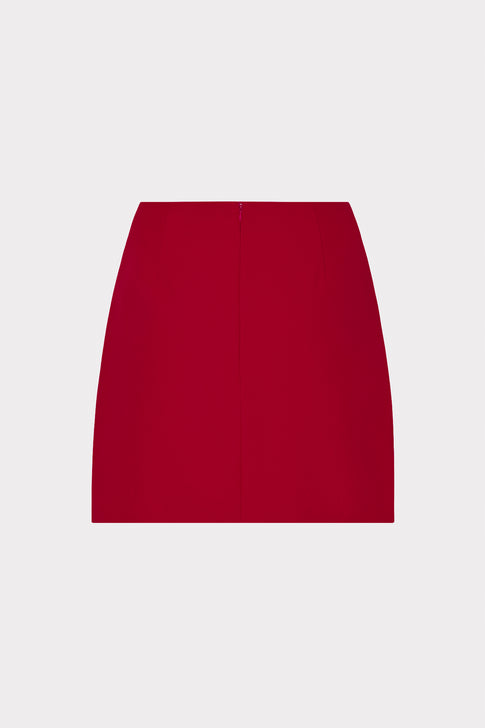 Lizzy Cady Mini Skirt Wine Image 4 of 4