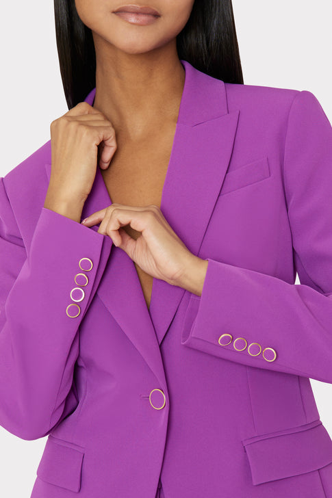 Avery Cady Blazer Vivid Violet Image 3 of 4