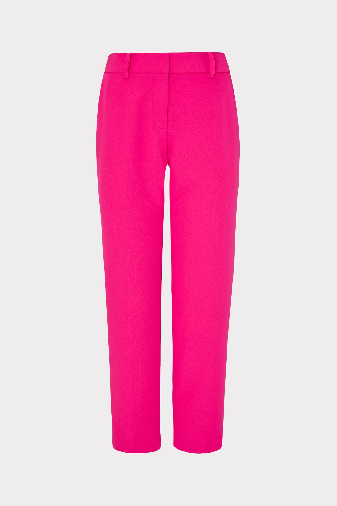 Nicola Cady Ankle Length Straight Leg Mid Rise Pants in Pink | MILLY
