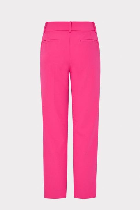 Stretch viscose-cady classic trousers