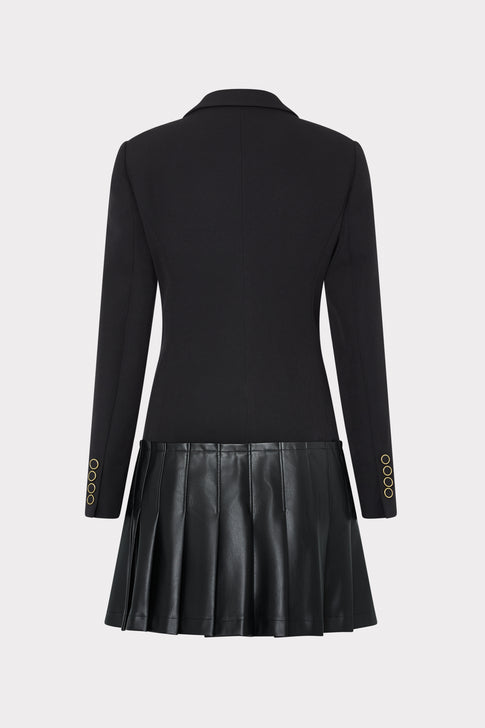 Porter Cady Pleated Blazer Dress