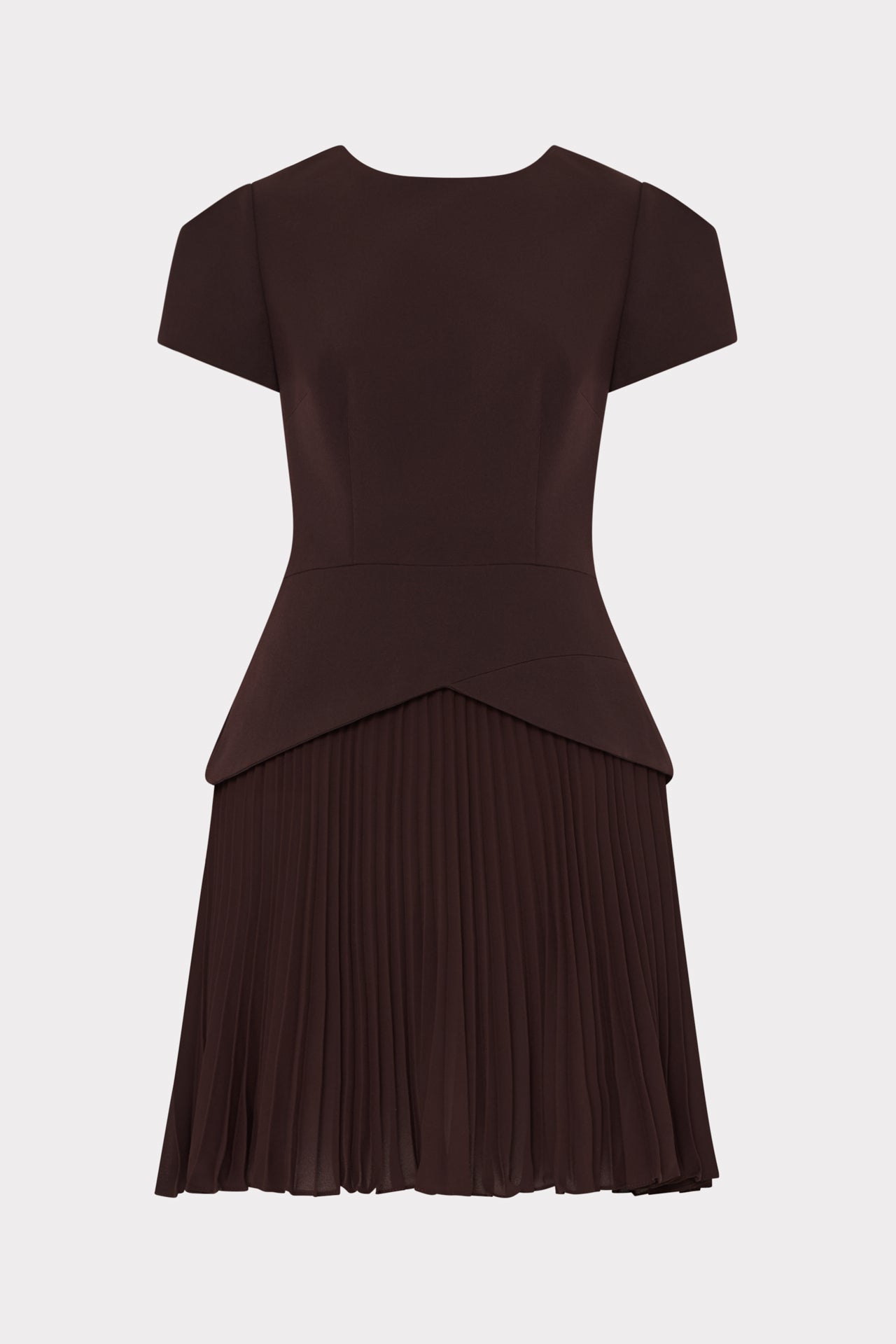 Black Pleated Mini Dress | Designer Work-to-Cocktail | MILLY