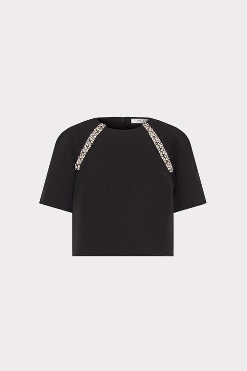 Madelyn Jewel Trim Top