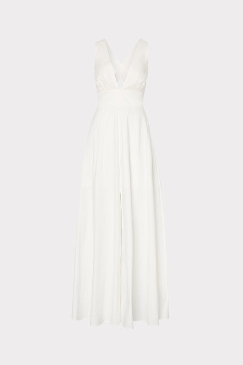 Catarina Poplin Maxi Dress White Image 2 of 5