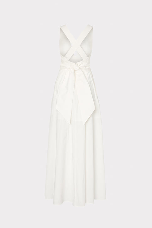 Catarina Poplin Maxi Dress White Image 5 of 5