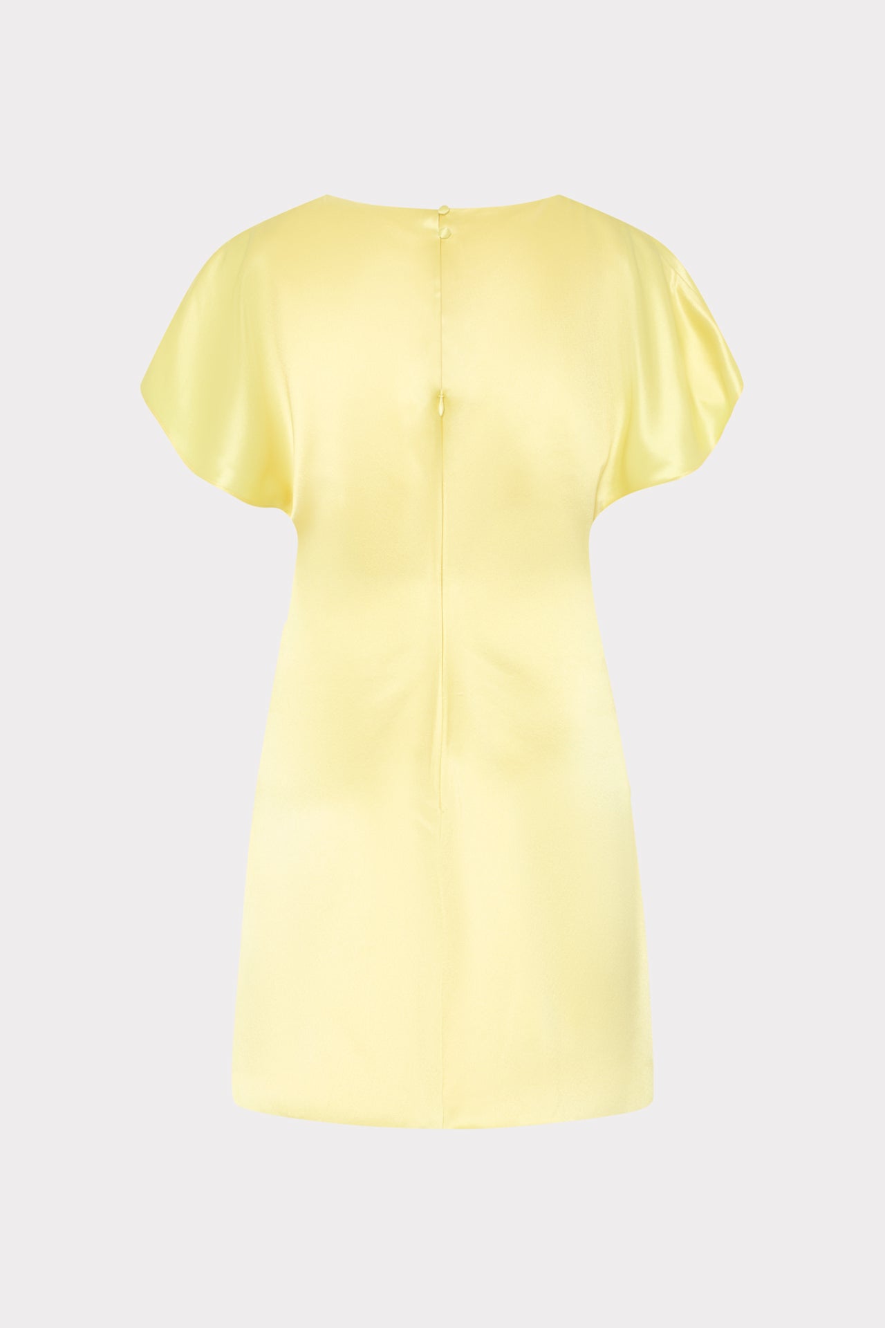 Kora Hammered Satin Mini Dress in Gold | Milly Kora Hammered Satin Mini Dress in Gold | Milly