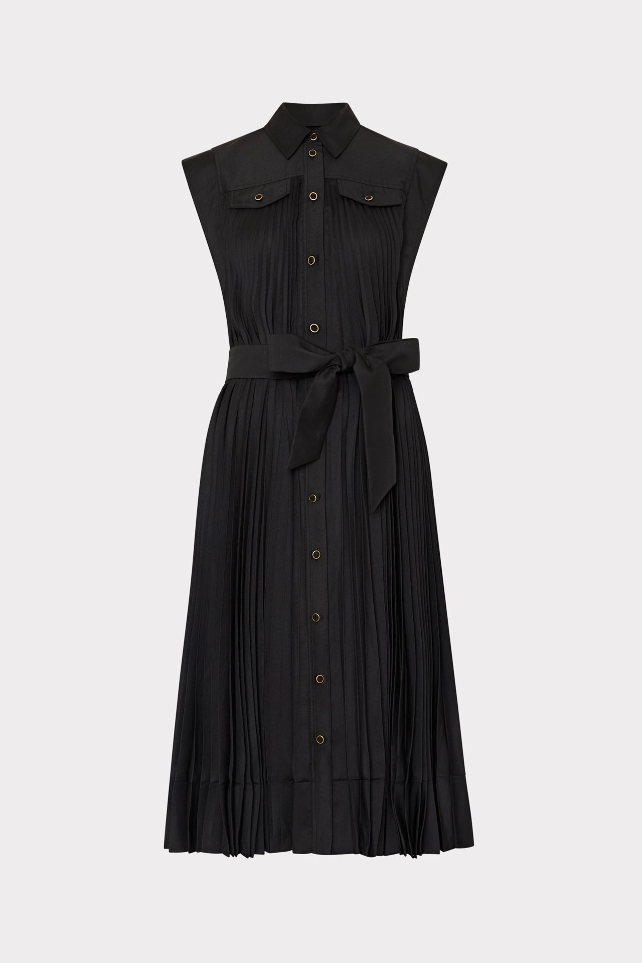 milly pleated midi dress Milly Pleated Midi Dress