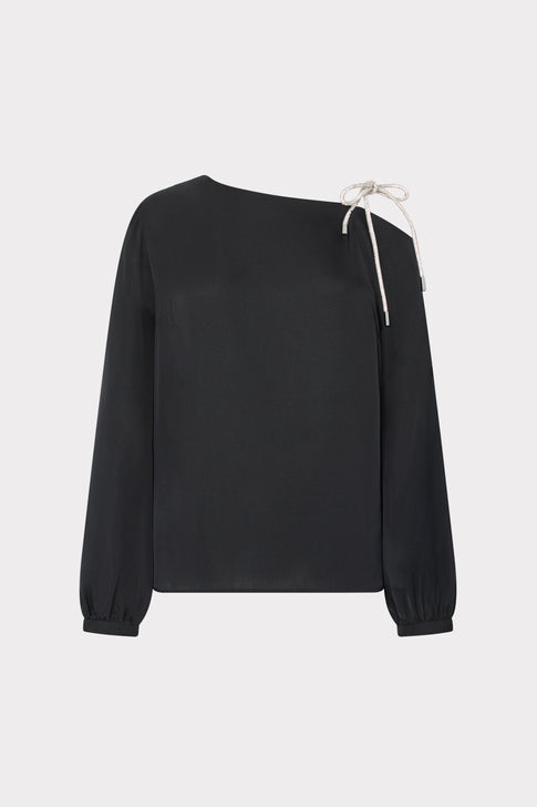 Rory Silk Bow Top