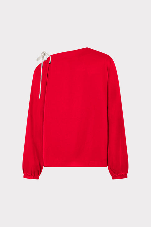 Rory Silk Bow Top