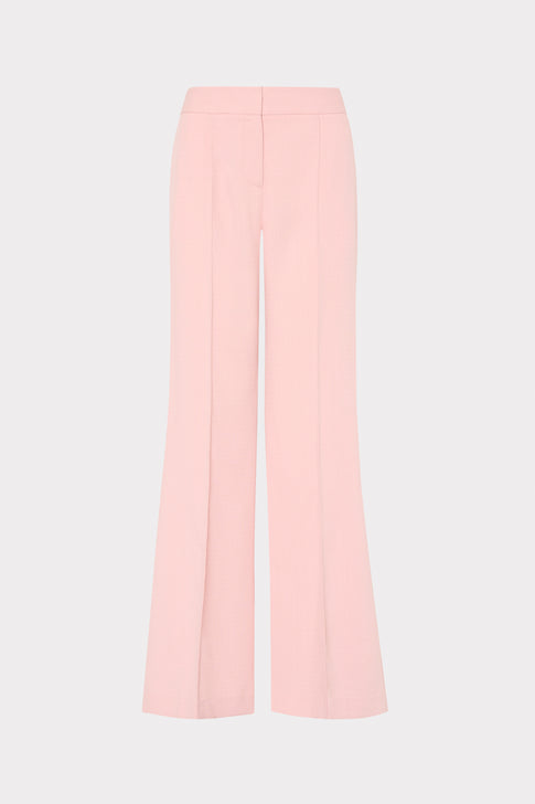 Blush Wide Leg Orma Pants - Front Flat Lay | MILLY