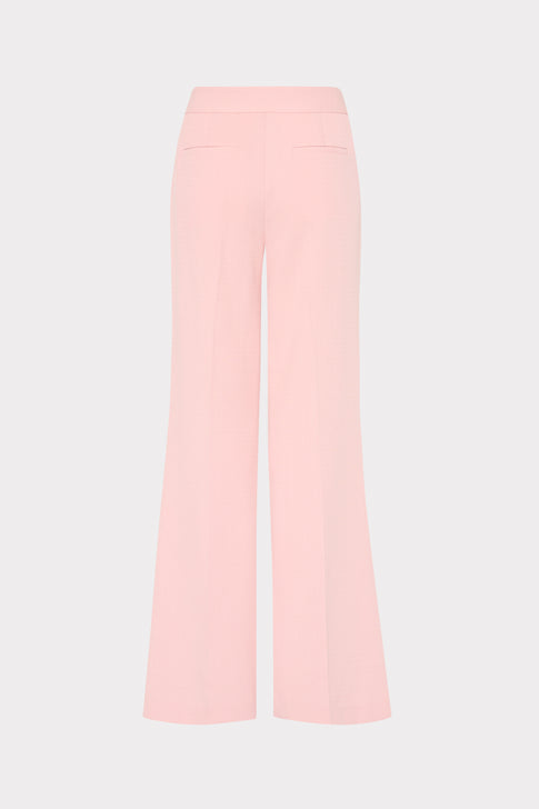 Blush Orma Wide Leg Pants - Back Flat Lay | MILLY