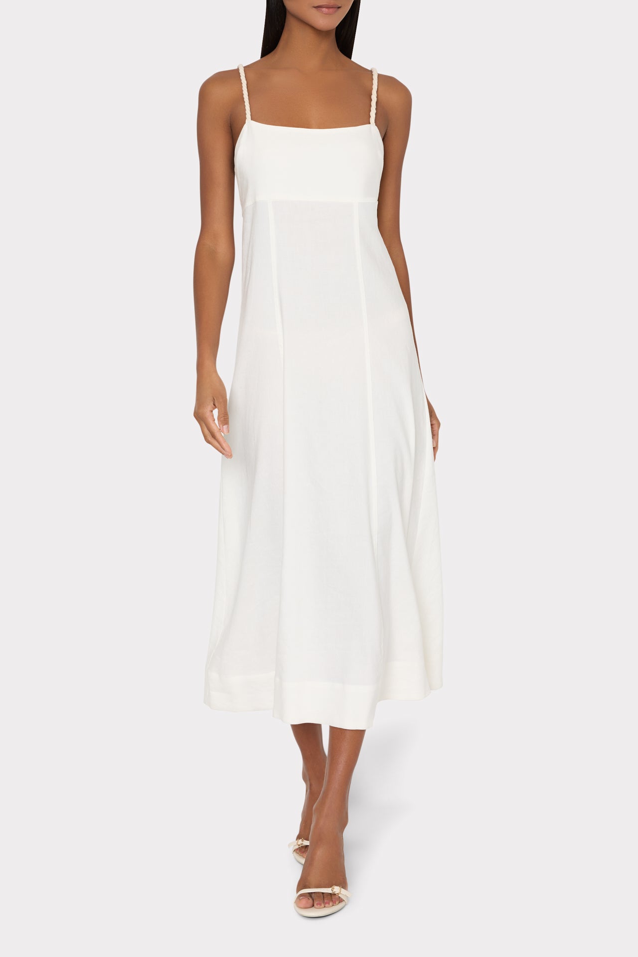 Linen Cover-Up Dress in White | Milly Linen Cover-Up Dress in White | Milly