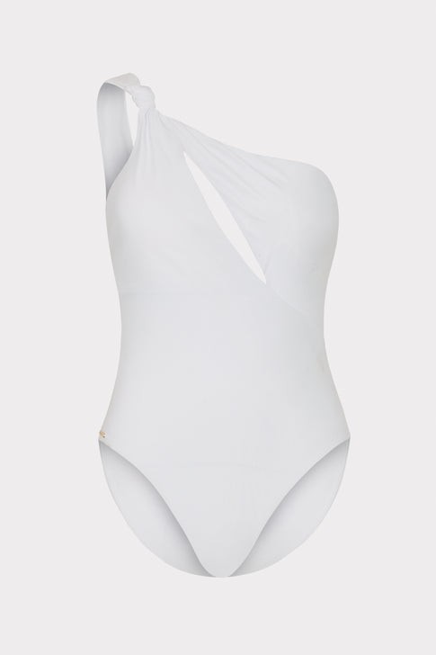 Solid Carvico Vita Cutout One Piece White Image 1 of 6