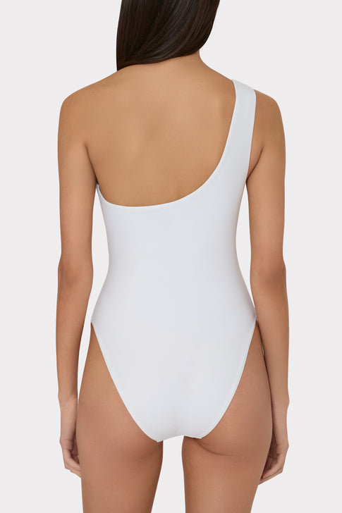 Solid Carvico Vita Cutout One Piece White Image 4 of 6