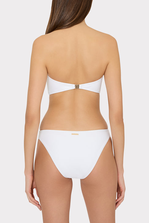 Soleil Twist Bandeau Top White Image 3 of 4