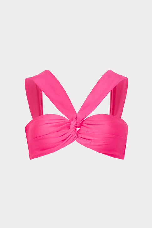 Olivia Draped Bandeau Top Pink Image 1 of 8