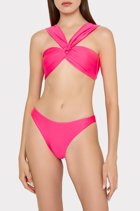 Olivia Draped Bandeau Top Pink Image 2 of 8