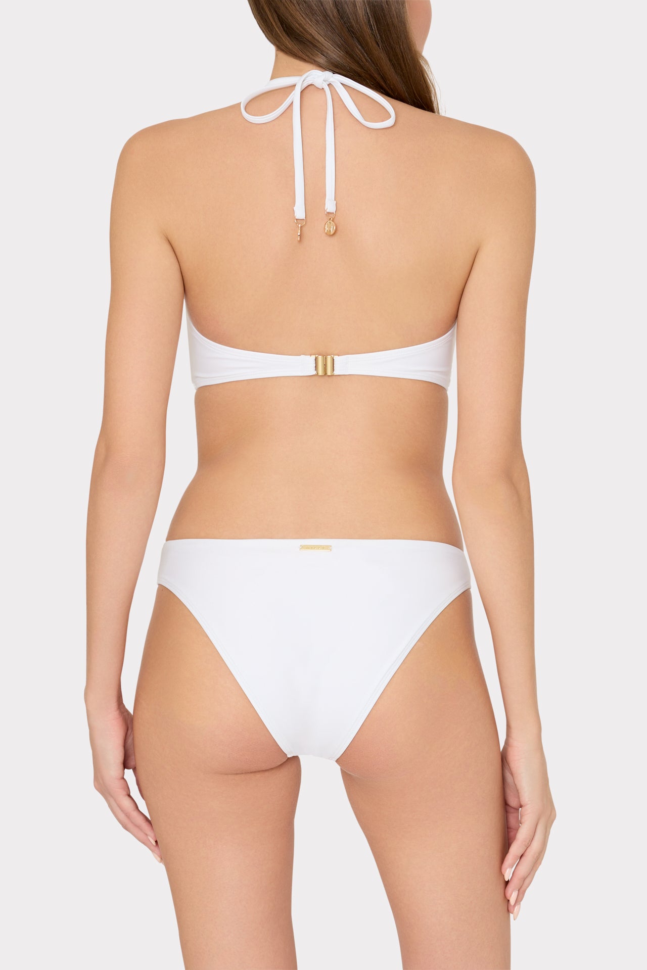 水着 shoulder frill bikini milky white Amazon.com: YAUASOPA White Sexy Pure Color Brazilian Bikini Set 2