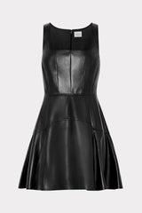 Milly Faux Leather Mini Dress Milly Faux Leather Mini Dress