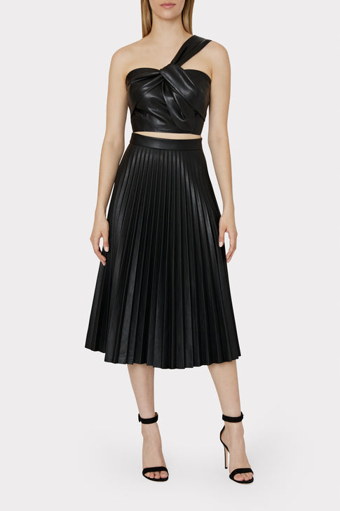 Vegan Leather Top