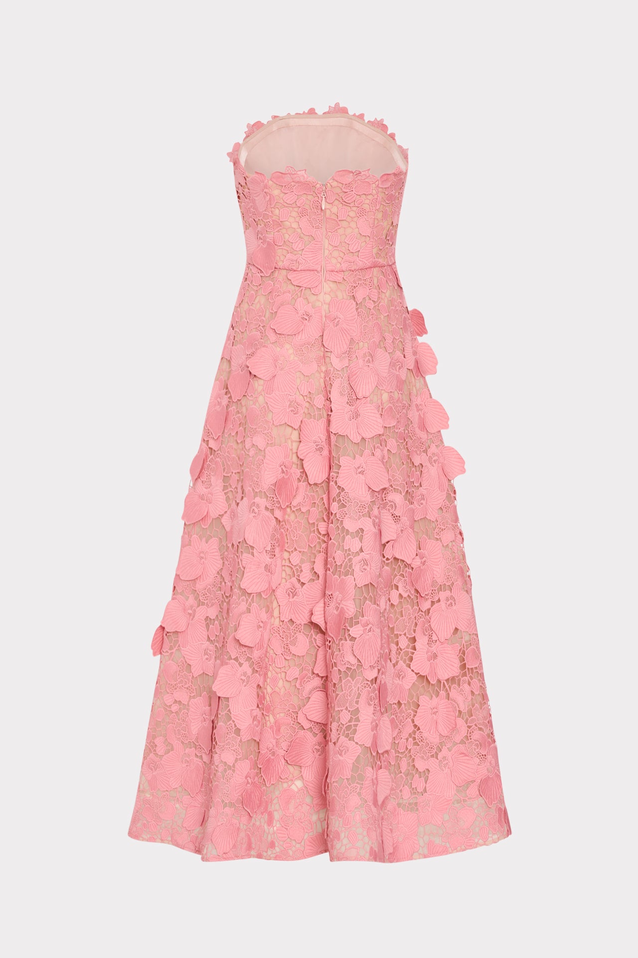 Petunia Lace Gown in Rose Quartz