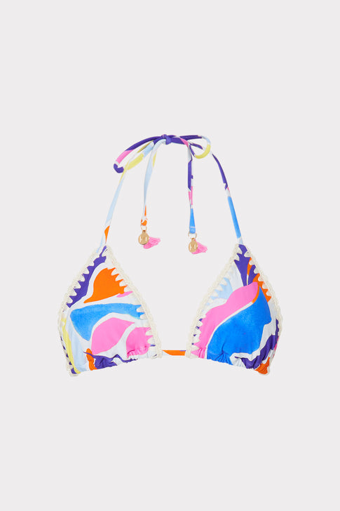 Painted Bloom Bikini Top