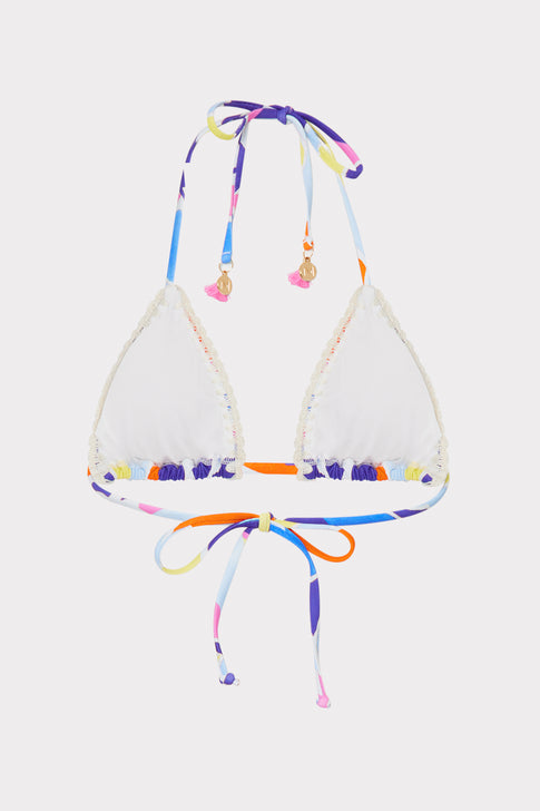 Painted Bloom Bikini Top