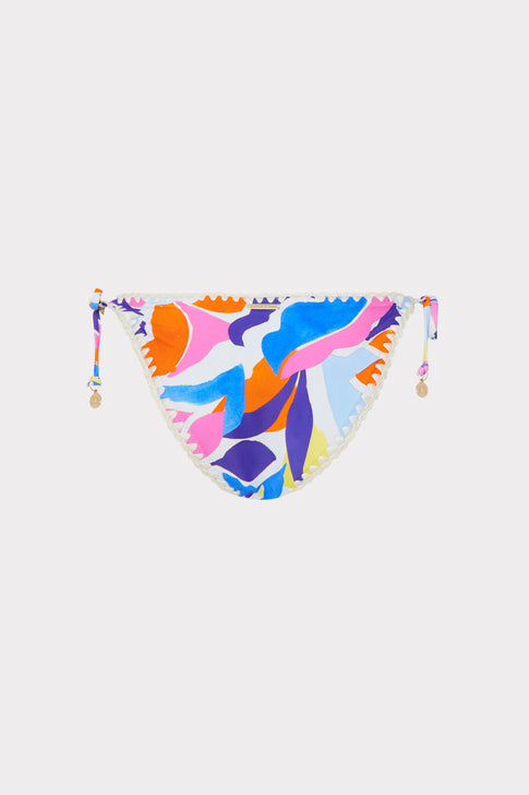 Painted Bloom Bikini Bottom