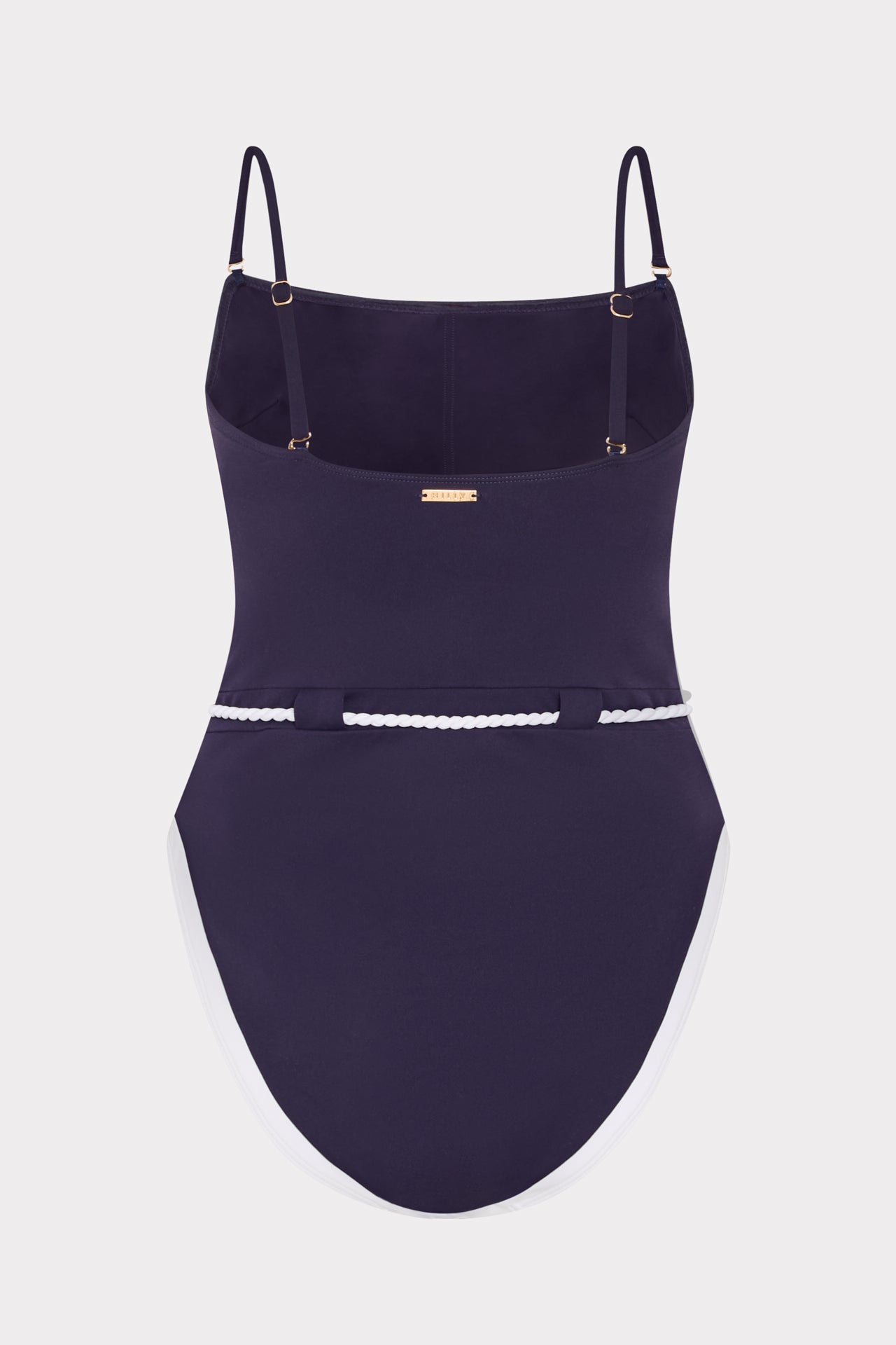 MILLY ミリー　ワンピース　USED M Solid Belted One Piece in Navy | MILLY