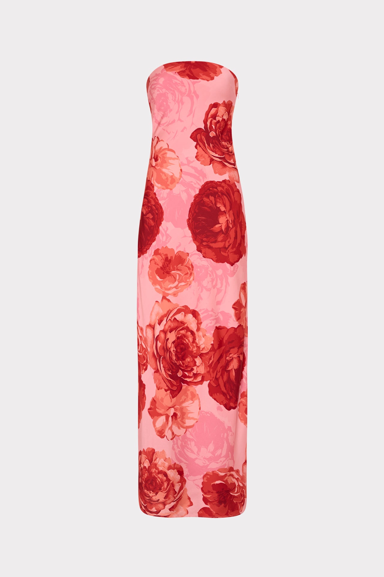 Milly Vera Satin Dress - Pink Multi