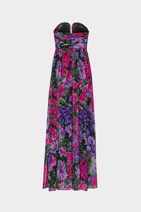 River Garden Floral Dress Purple Multi Image 4 of 4