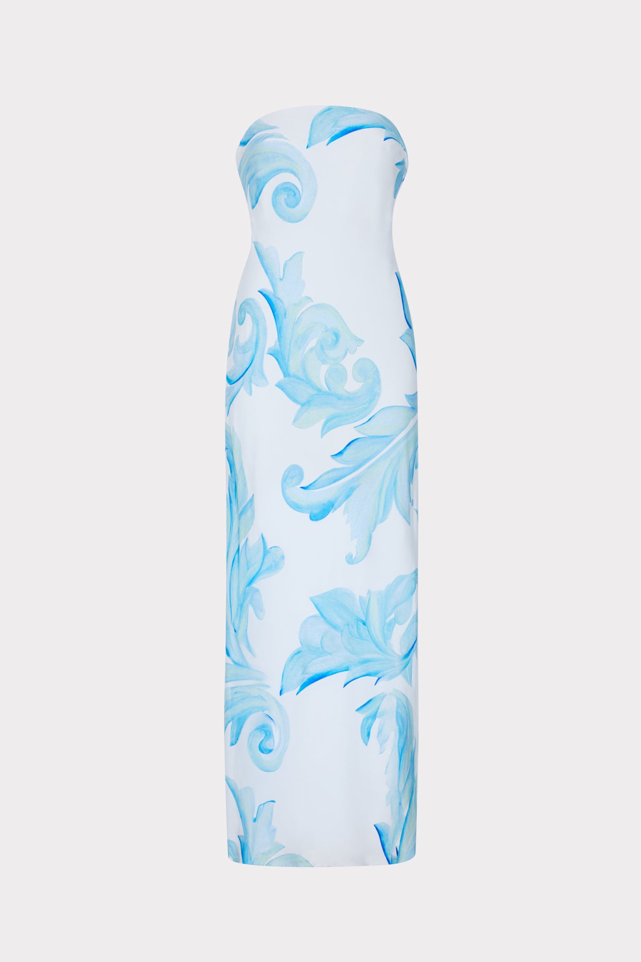 Milly Women's Vera Floral Maxi Dress - Light Blue - Size 8