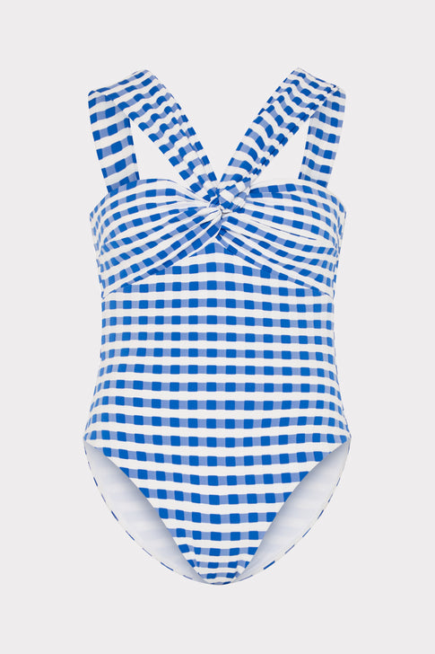Betsy Jacquard Cottage Bandeau One Piece