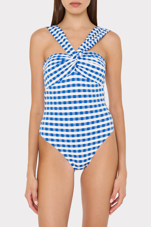 Betsy Jacquard Cottage Bandeau One Piece