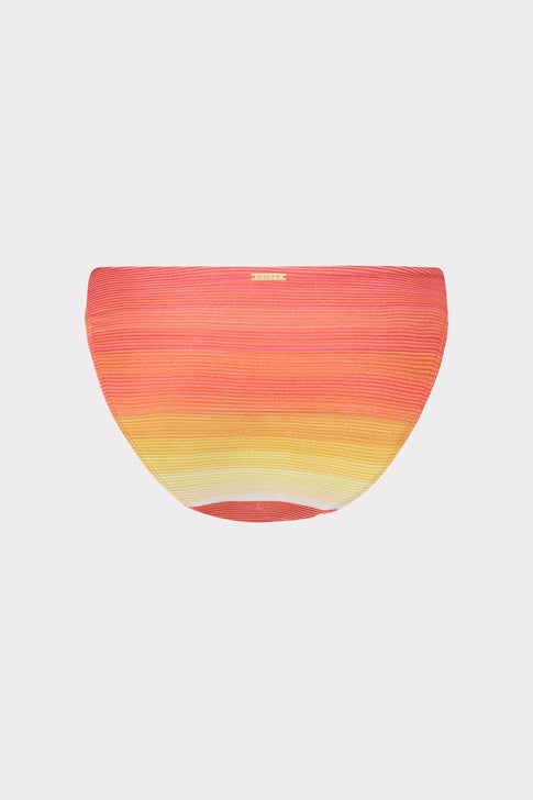 Margot Sunset Stripe Bikini Bottom Multi Image 4 of 4