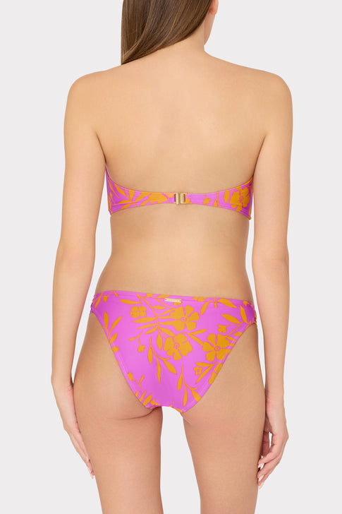 Marigold Aroma Ruched Sides Bikini Bottom Multi Image 3 of 4