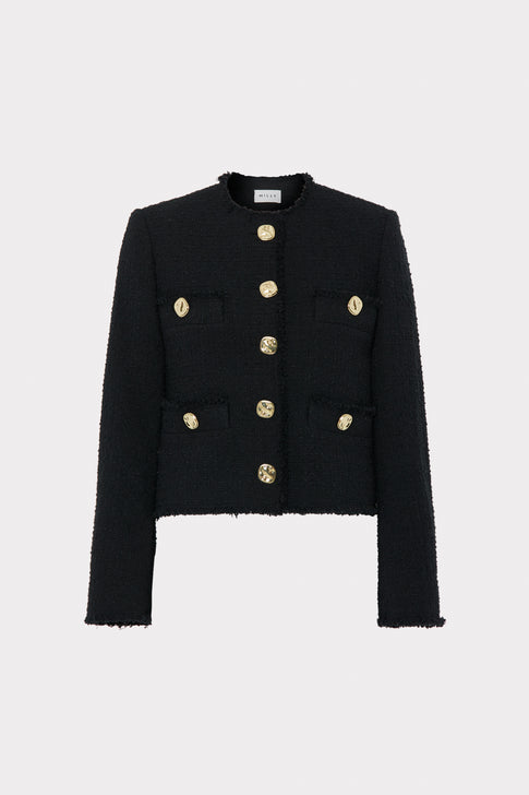 Reign Boucle Jacket Black Image 1 of 5