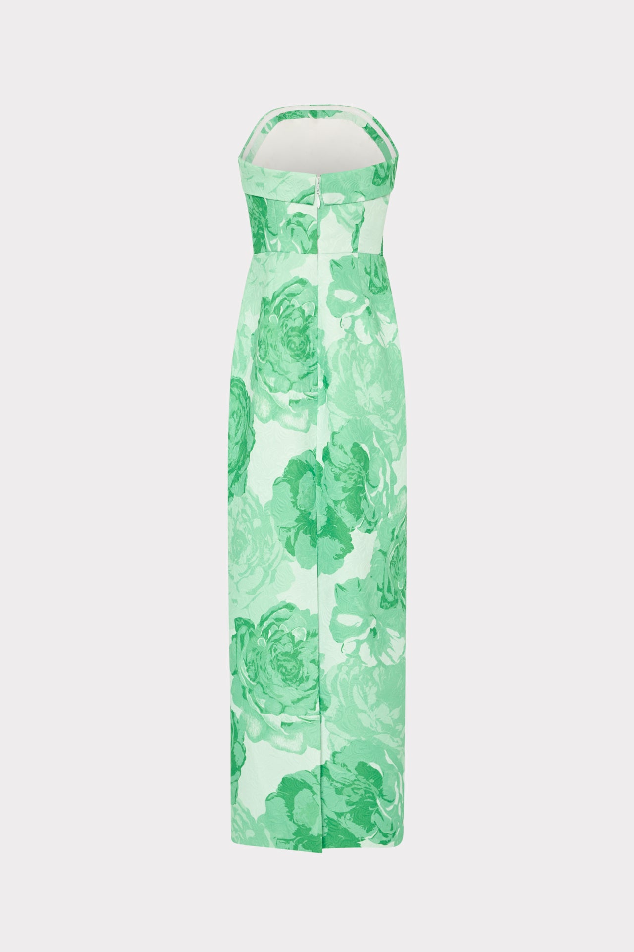 Ella Jacquard Maxi Dress in Green Multi | MILLY