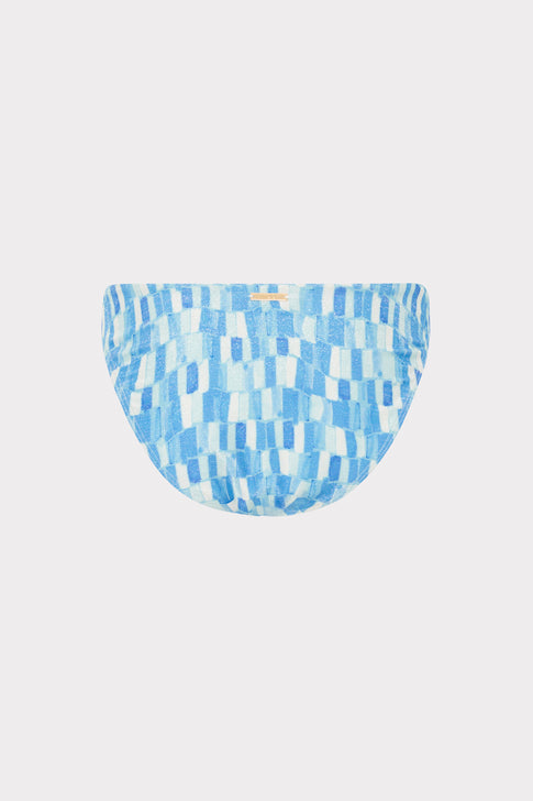 Margot Sunset Tile Bikini Bottom Light Blue Multi Image 4 of 4