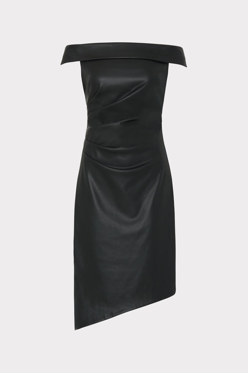 Ally Vegan Leather Dress