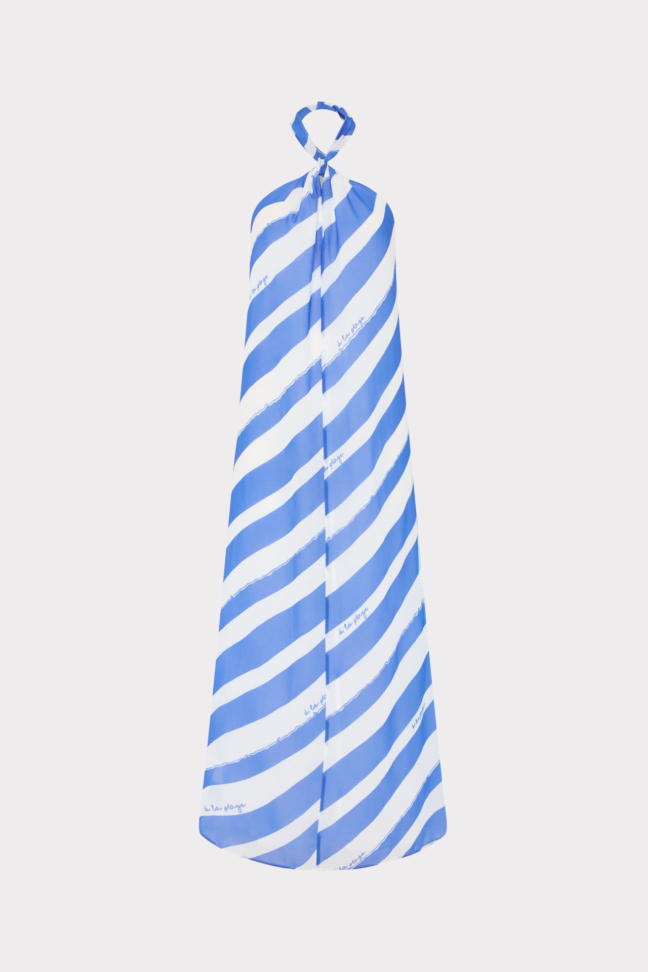 Milly Cabana Ava Cross Neck Striped Maxi Dress Milly Cabana Ava Cross Neck Striped Maxi Dress