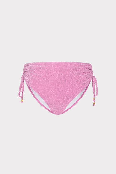 Shimmer Bikini Bottom Pink Image 1 of 4