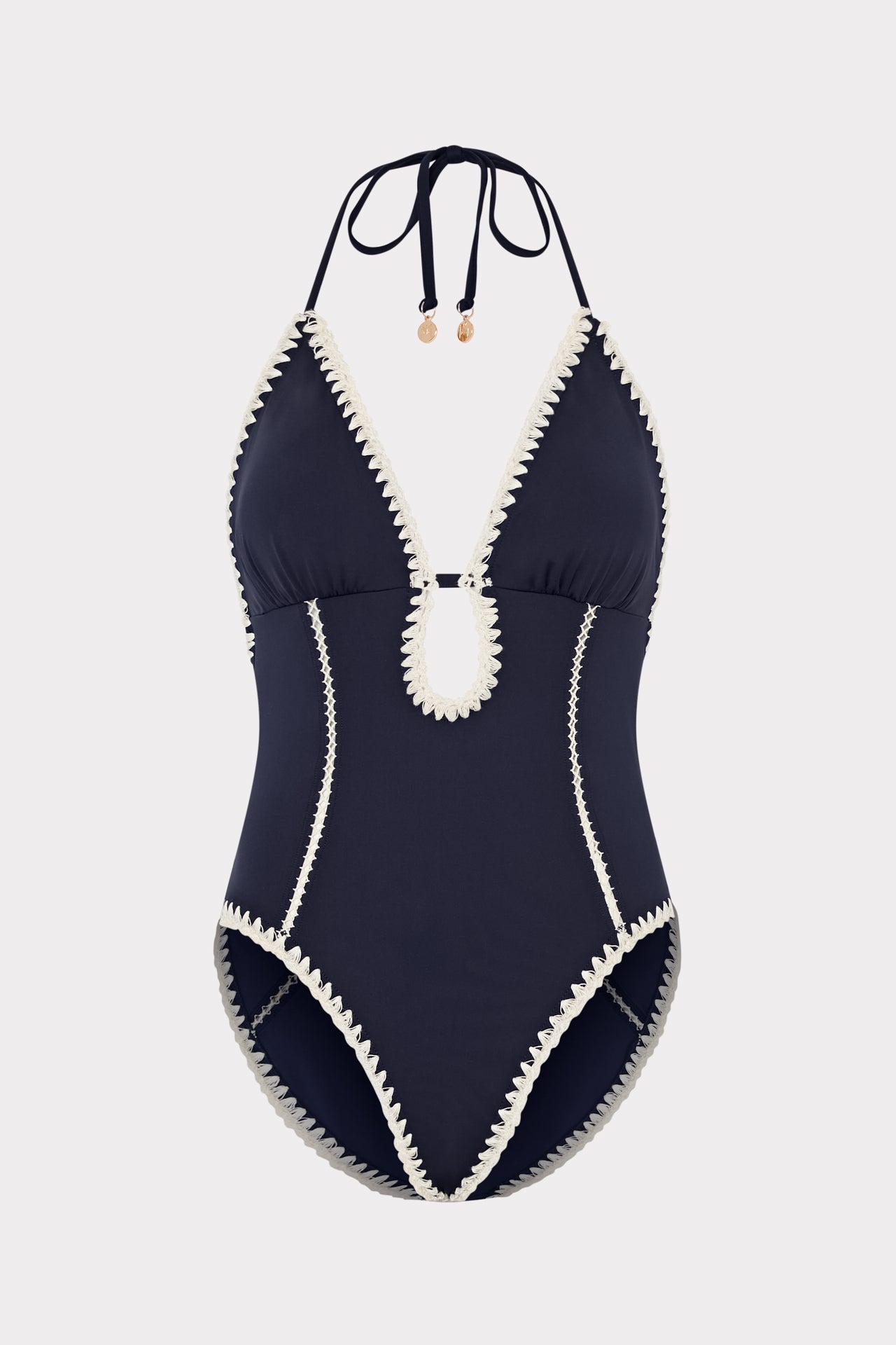 トップス THE SHISHIKUI Crochet / Navy MILAN TOP - NAVY CROCHET DAISIES – Rails EU