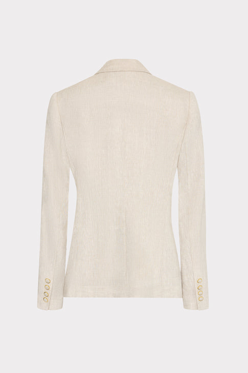 Alexa Linen Blazer Natural Image 4 of 4