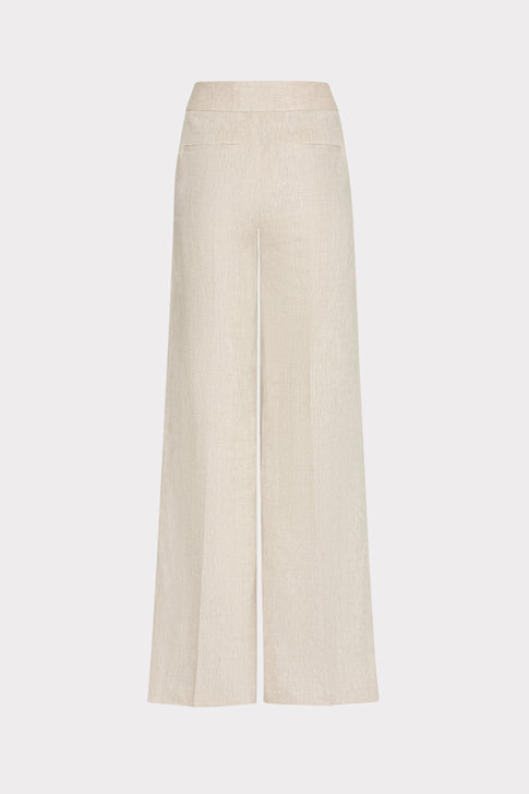Noa Linen Trousers Natural Image 4 of 4