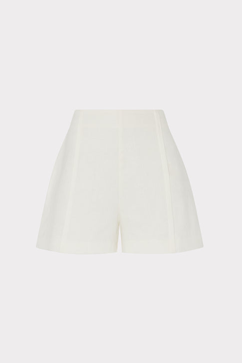 Nova Linen Shorts White Image 1 of 4