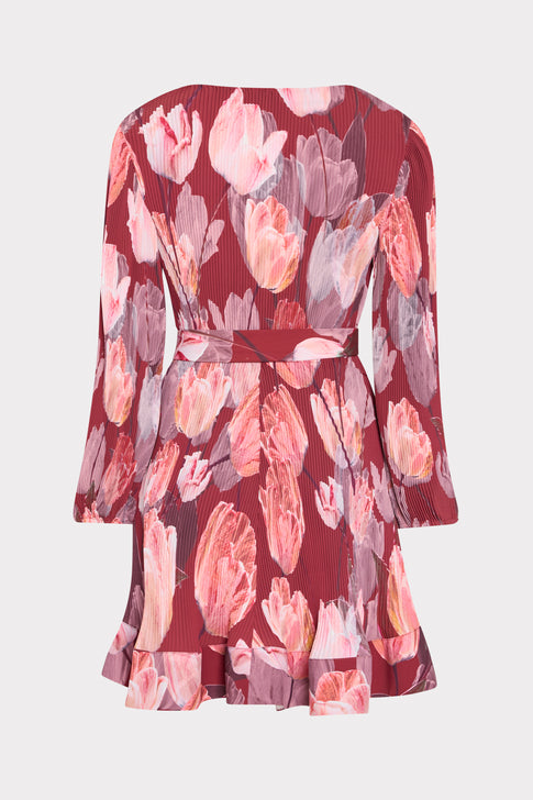 Liv Printed Pleated Dress