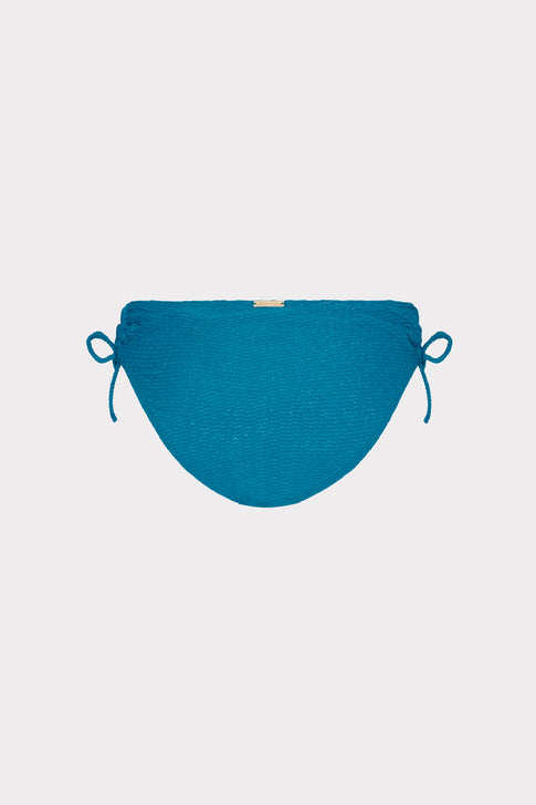 Metallic String Bikini Bottom Teal Image 4 of 4